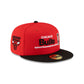 Chicago Bulls 1966-Present Hardwood Classics Sign Stack 59FIFTY Fitted Hat