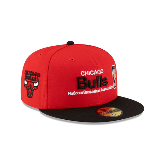Chicago Bulls 1966-Present Hardwood Classics Sign Stack 59FIFTY Fitted Hat - New Era Cap