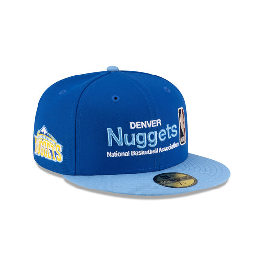Denver Nuggets 2008-2018 Hardwood Classics Sign Stack 59FIFTY Fitted Hat - New Era Cap