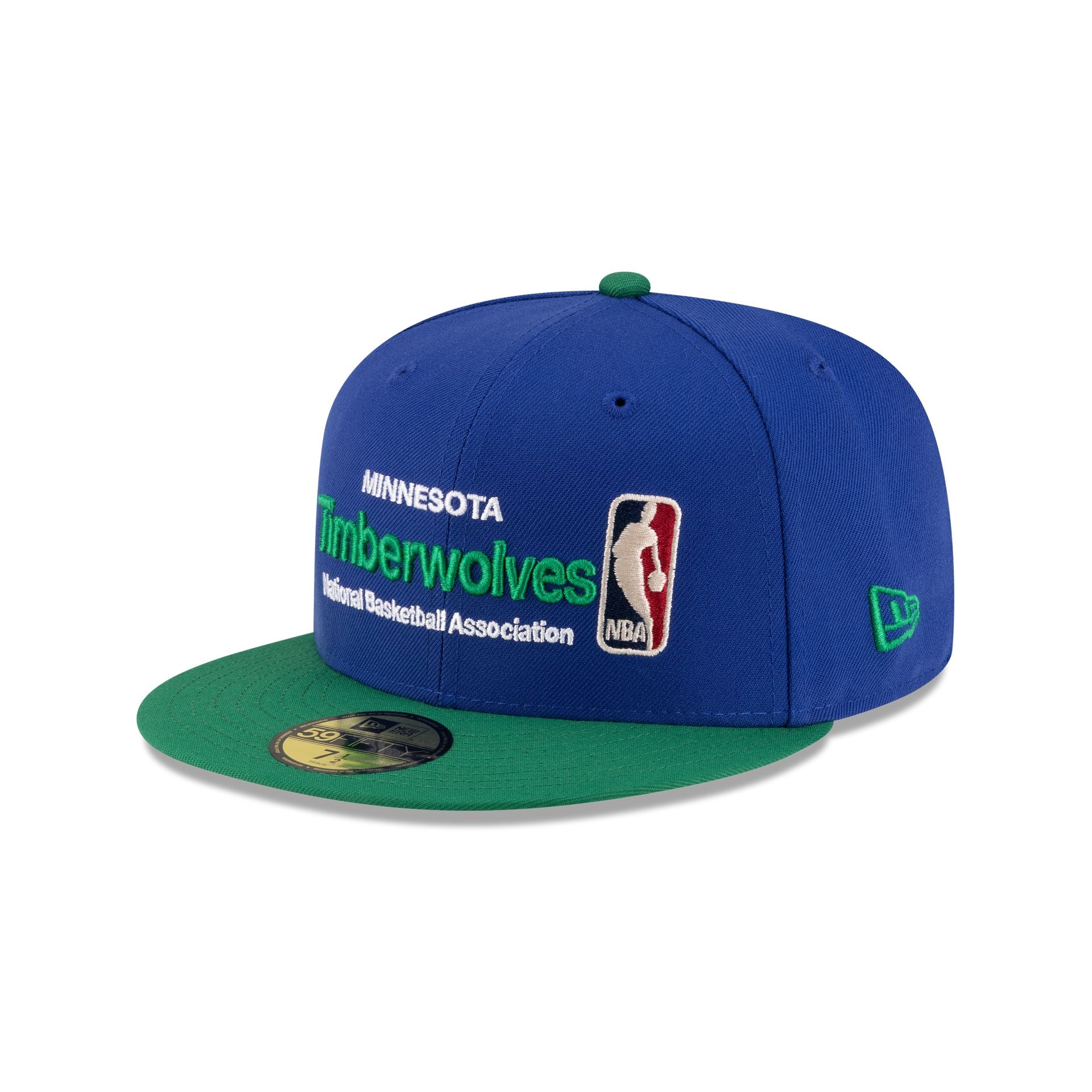 Minnesota Timberwolves 1989-1996 Hardwood Classics Sign Stack 59FIFTY Fitted Hat