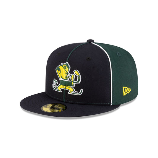 Just Caps College Pinwheel Notre Dame Fighting Irish College Vault 59FIFTY Fitted Hat - New Era Cap