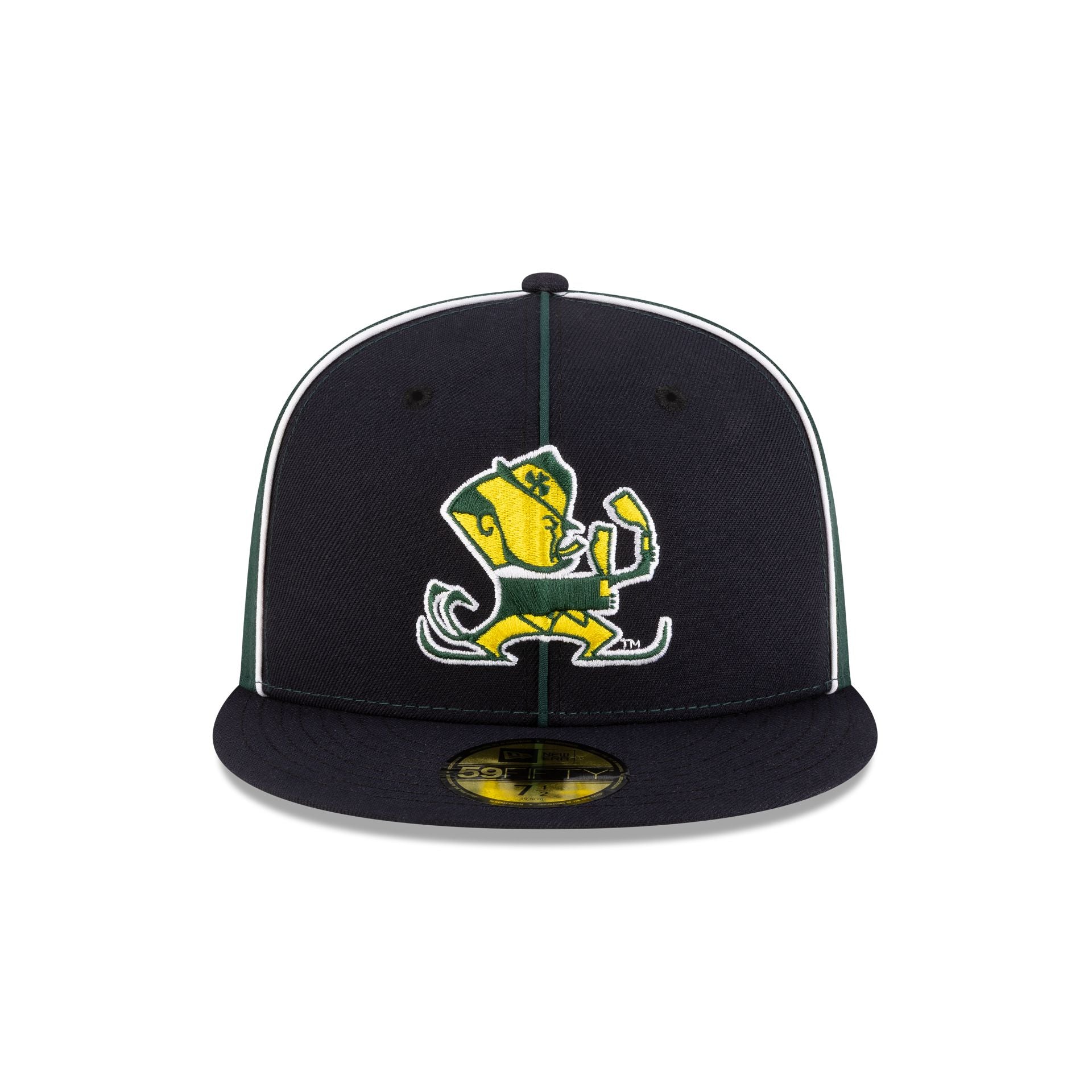 Just Caps College Pinwheel Notre Dame Fighting Irish College Vault 59FIFTY Fitted Hat
