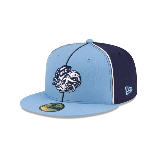 Just Caps College Pinwheel North Carolina Tar Heels College Vault 59FIFTY Fitted Hat - New Era Cap