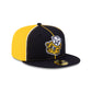 Just Caps College Pinwheel Michigan Wolverines College Vault 59FIFTY Fitted Hat
