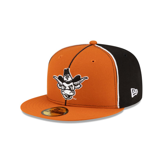 Just Caps College Pinwheel Texas Longhorns College Vault 59FIFTY Fitted Hat - New Era Cap