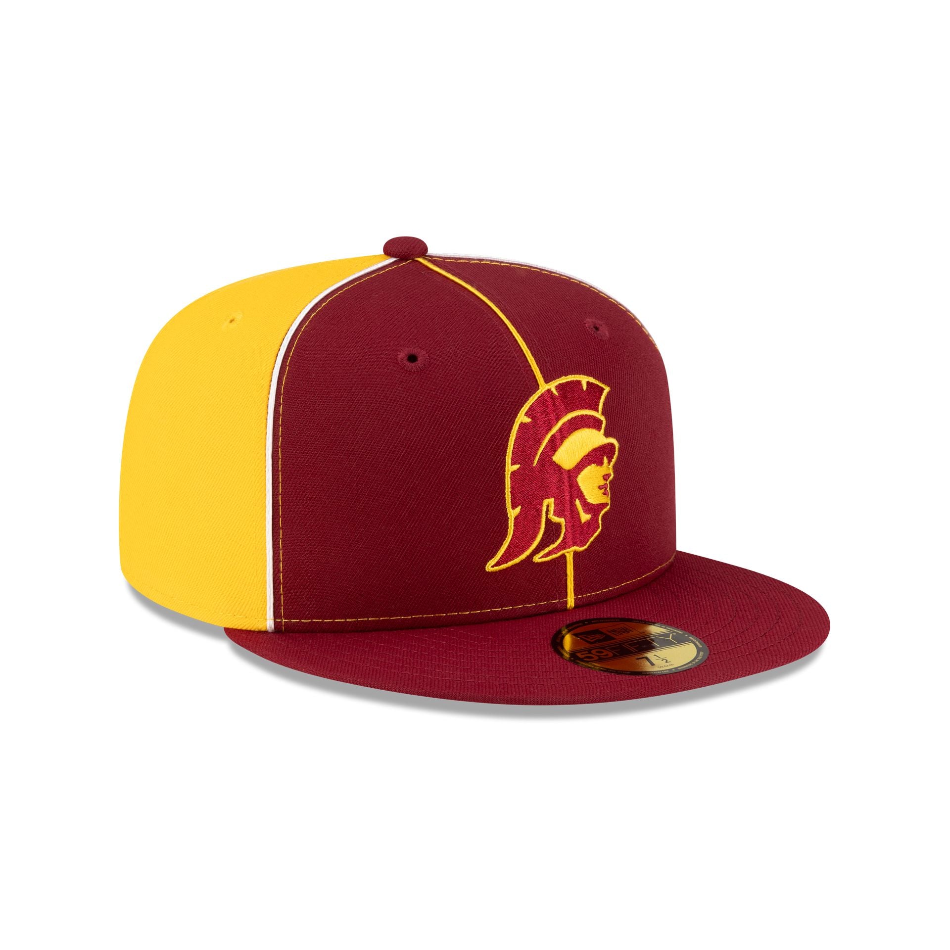 Just Caps College Pinwheel USC Trojans 59FIFTY Fitted Hat