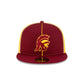 Just Caps College Pinwheel USC Trojans 59FIFTY Fitted Hat