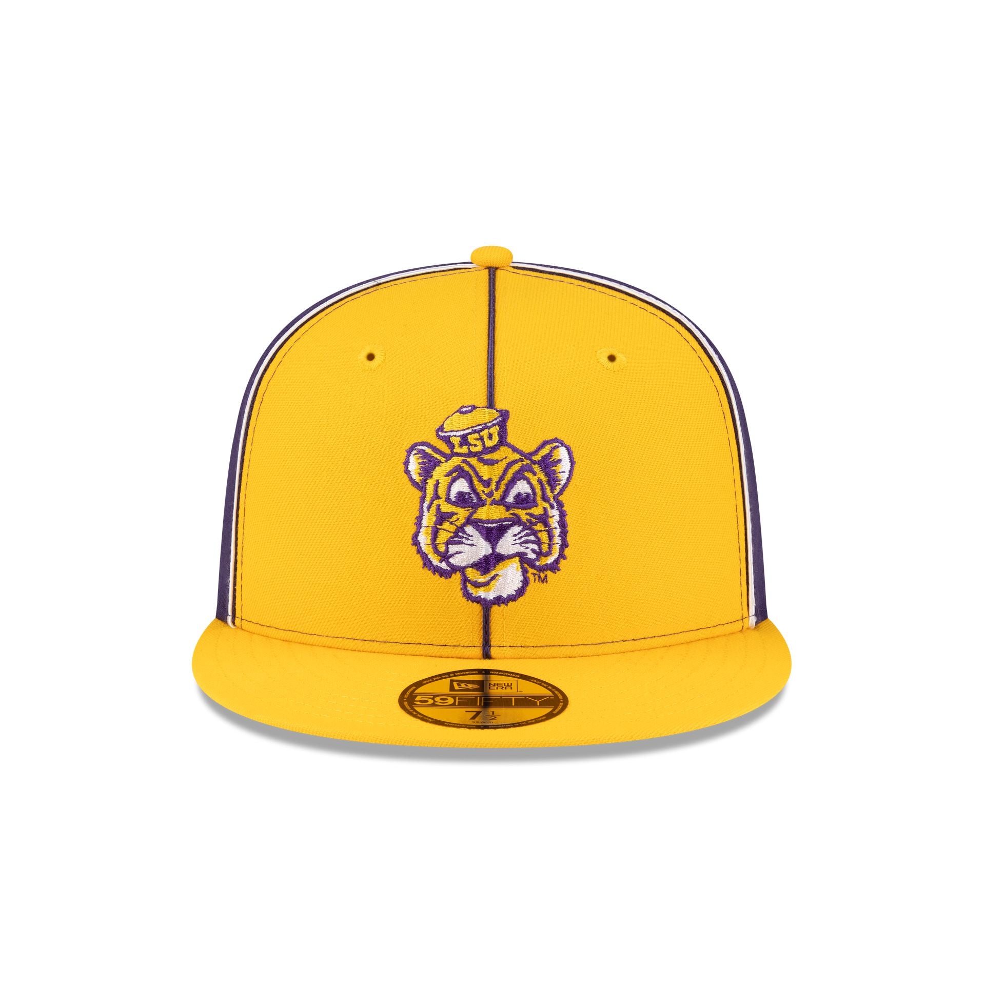 Just Caps College Pinwheel LSU Tigers College Vault 59FIFTY Fitted Hat