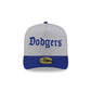 Just Caps Gothic Script Los Angeles Dodgers 59FIFTY A-Frame Fitted Hat