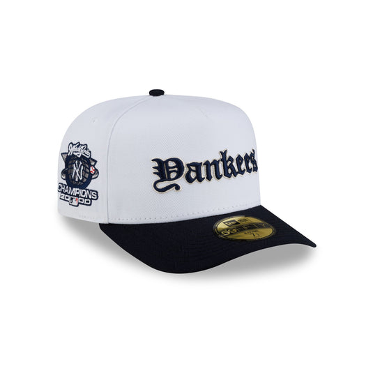 Just Caps Gothic Script New York Yankees 59FIFTY A-Frame Fitted Hat - New Era Cap