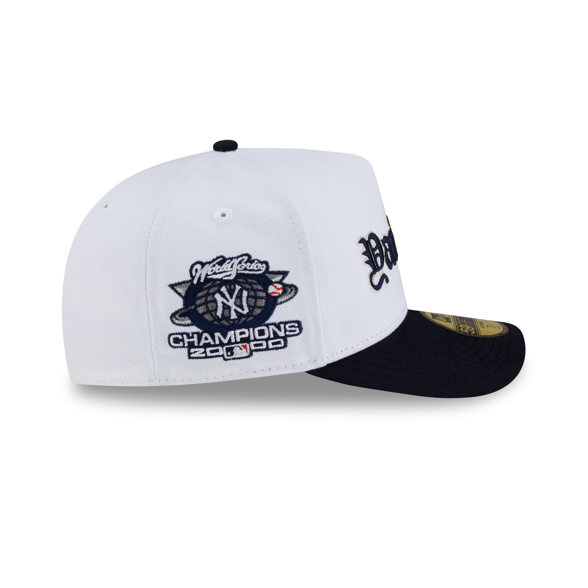 Just Caps Gothic Script New York Yankees 59FIFTY A-Frame Fitted Hat