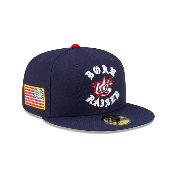 Born x Raised x USA 59FIFTY Fitted Hat – New Era Cap