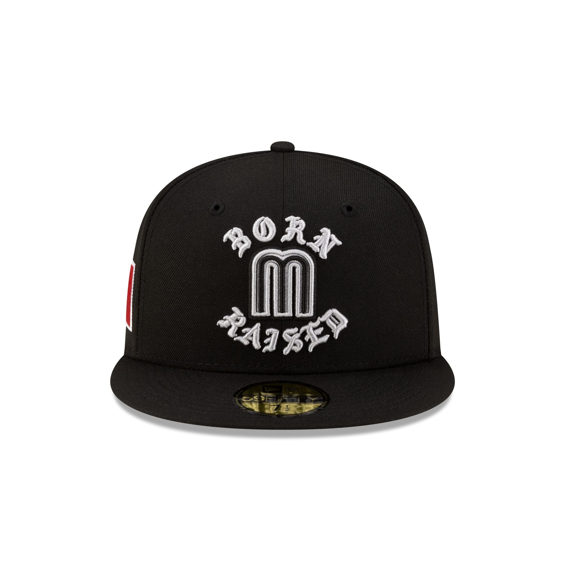 Born x Raised x Mexico Black 59FIFTY Fitted Hat