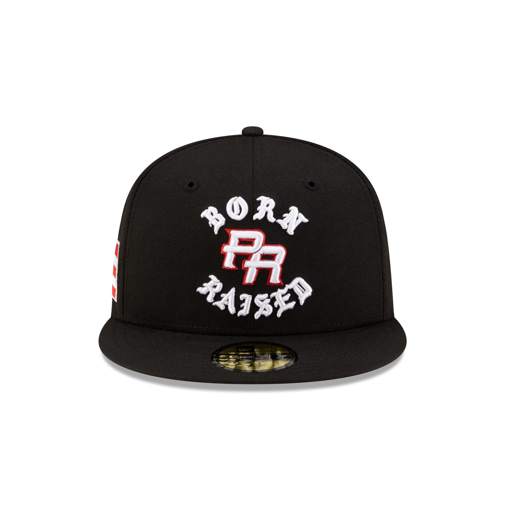 Born x Raised x Puerto Rico Black 59FIFTY Fitted Hat