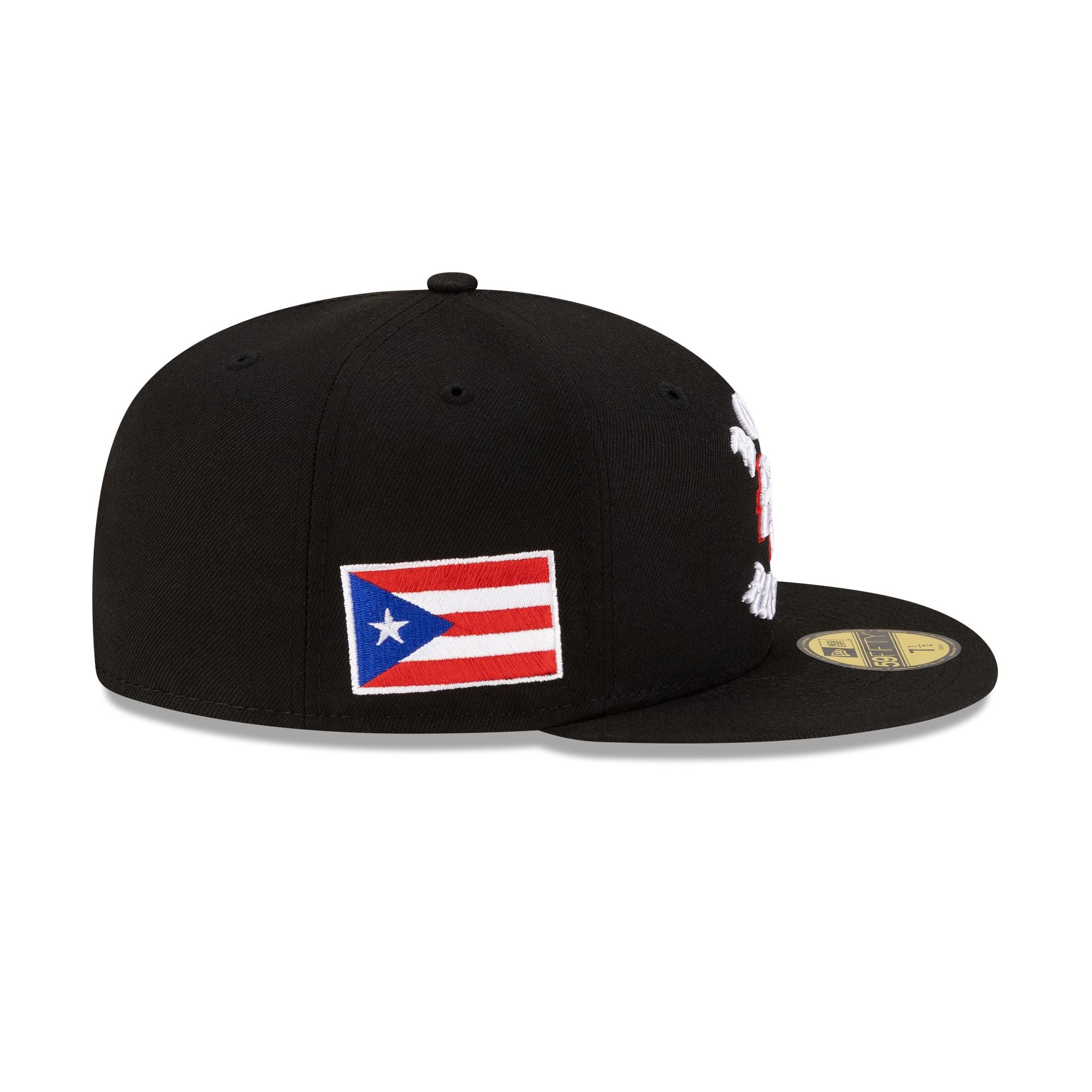 Born x Raised x Puerto Rico Black 59FIFTY Fitted Hat