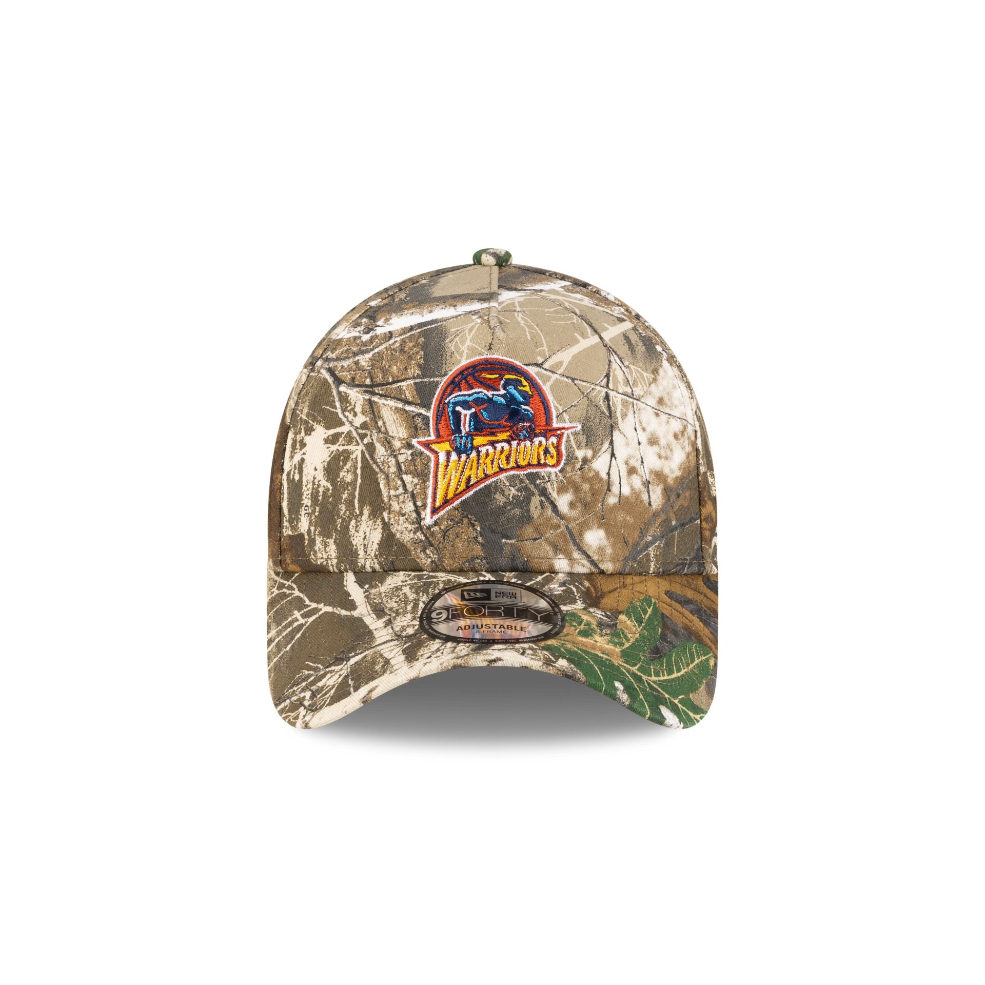 Golden State Warriors 1997-2010 Hardwood Classics Realtree 9FORTY A-Frame Snapback Hat