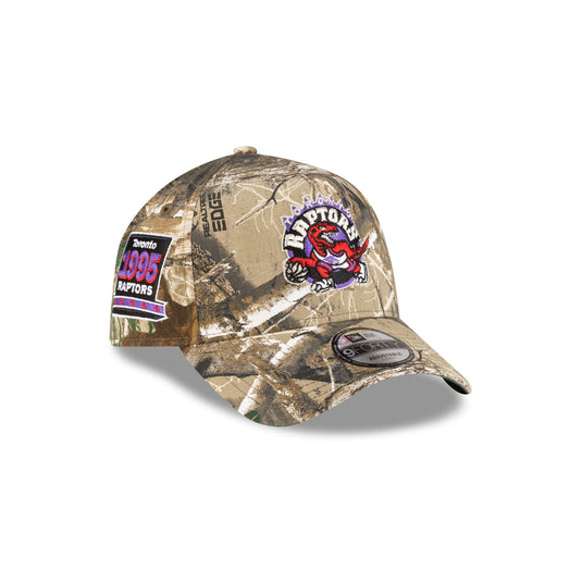 Toronto Raptors 1995-2008 Hardwood Classics Realtree 9FORTY A-Frame Snapback Hat - New Era Cap