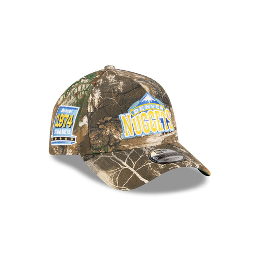 Denver Nuggets 2008-2018 Hardwood Classics Realtree 9FORTY A-Frame Snapback Hat - New Era Cap