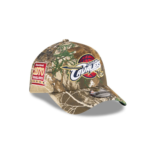 Cleveland Cavaliers 2010-2017 Hardwood Classics Realtree 9FORTY A-Frame Snapback Hat - New Era Cap