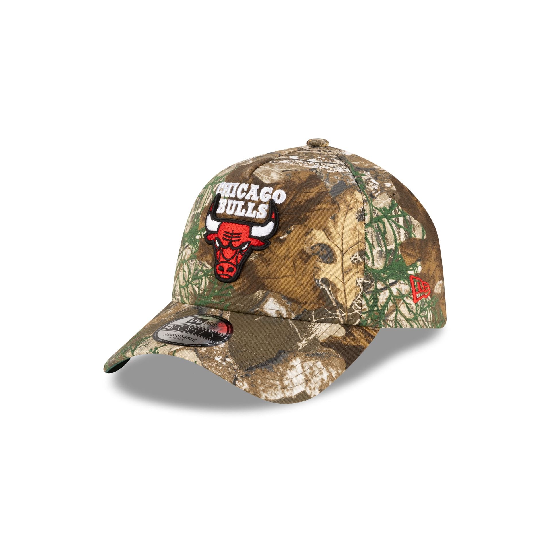 Chicago Bulls 1966-Present Hardwood Classics Realtree 9FORTY A-Frame Snapback Hat
