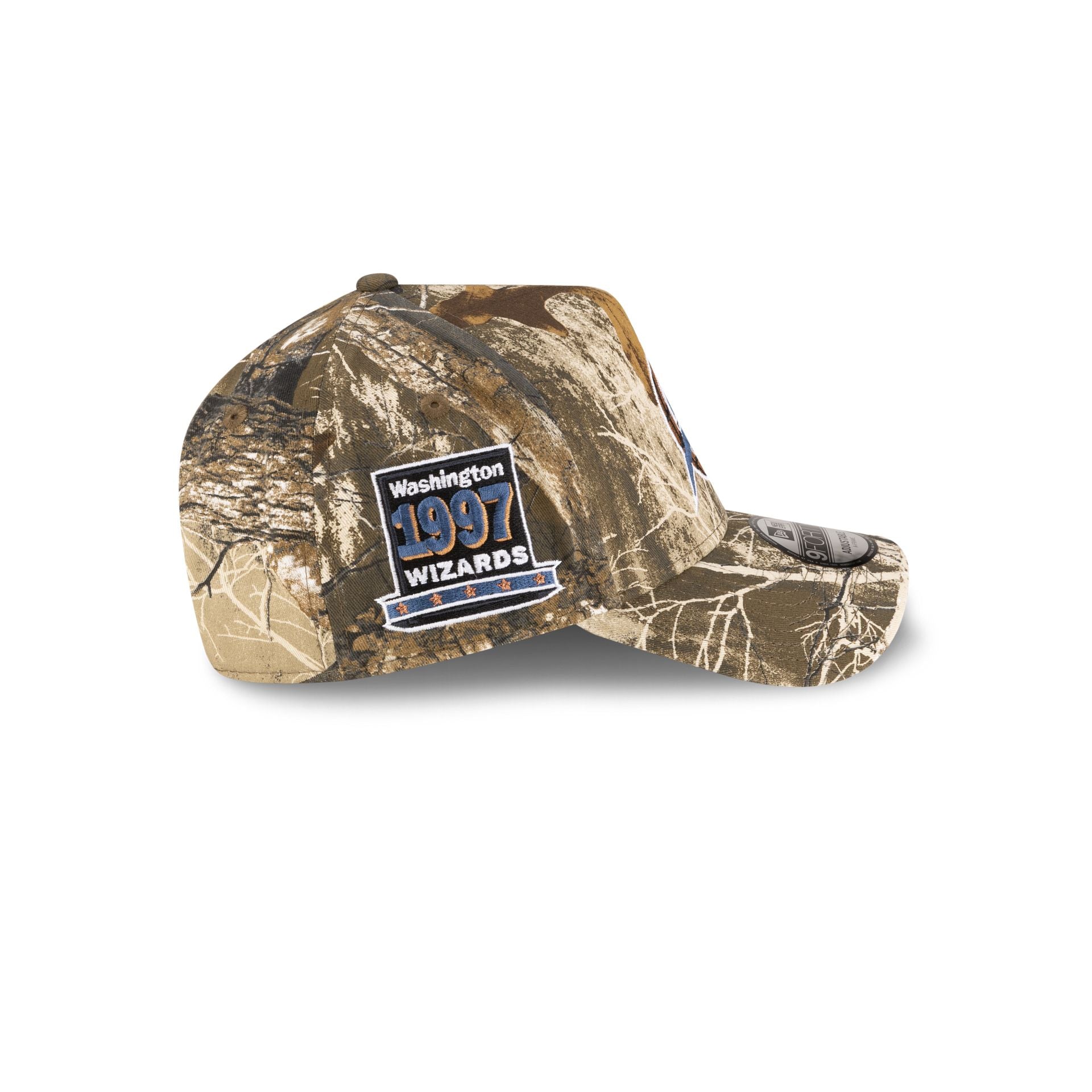 Washington Wizards 1997-2011 Hardwood Classics Realtree 9FORTY A-Frame Snapback Hat