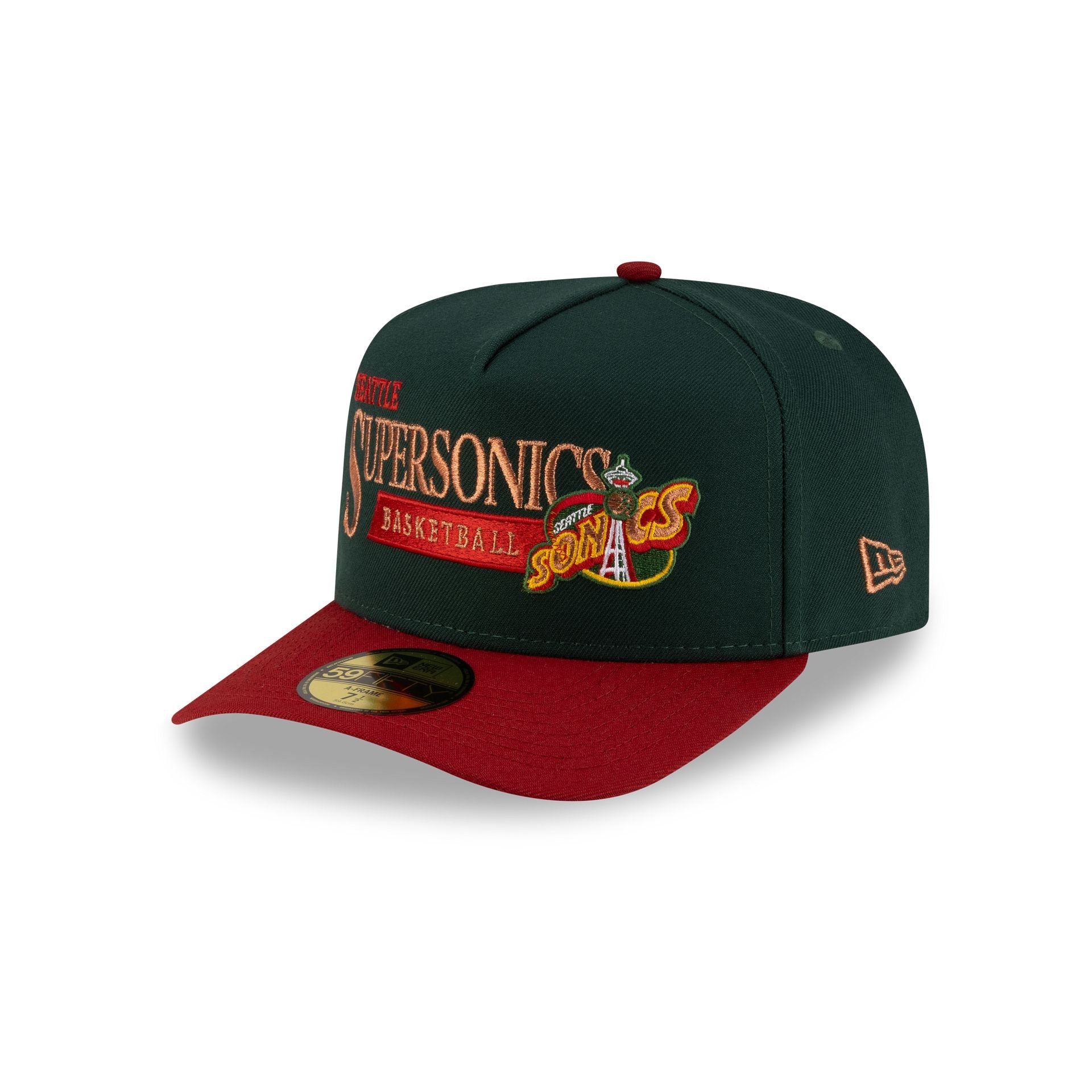 Seattle SuperSonics 1995-2001 Hardwood Classics Liner 59FIFTY A-Frame Fitted Hat