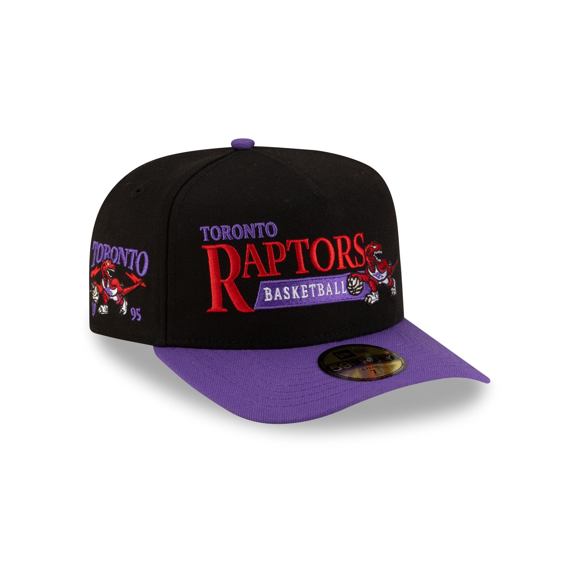 Toronto Raptors 1995-2008 Hardwood Classics Liner 59FIFTY A-Frame Fitted Hat