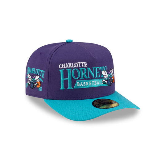 Charlotte Hornets 1988-2002 Hardwood Classics Liner 59FIFTY A-Frame Fitted Hat - New Era Cap