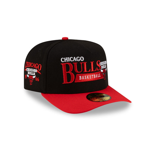 Chicago Bulls Unique Embroidered Brim Sleek New Era Hardwood Classics Patch M/L s-l400.jpg main image 2