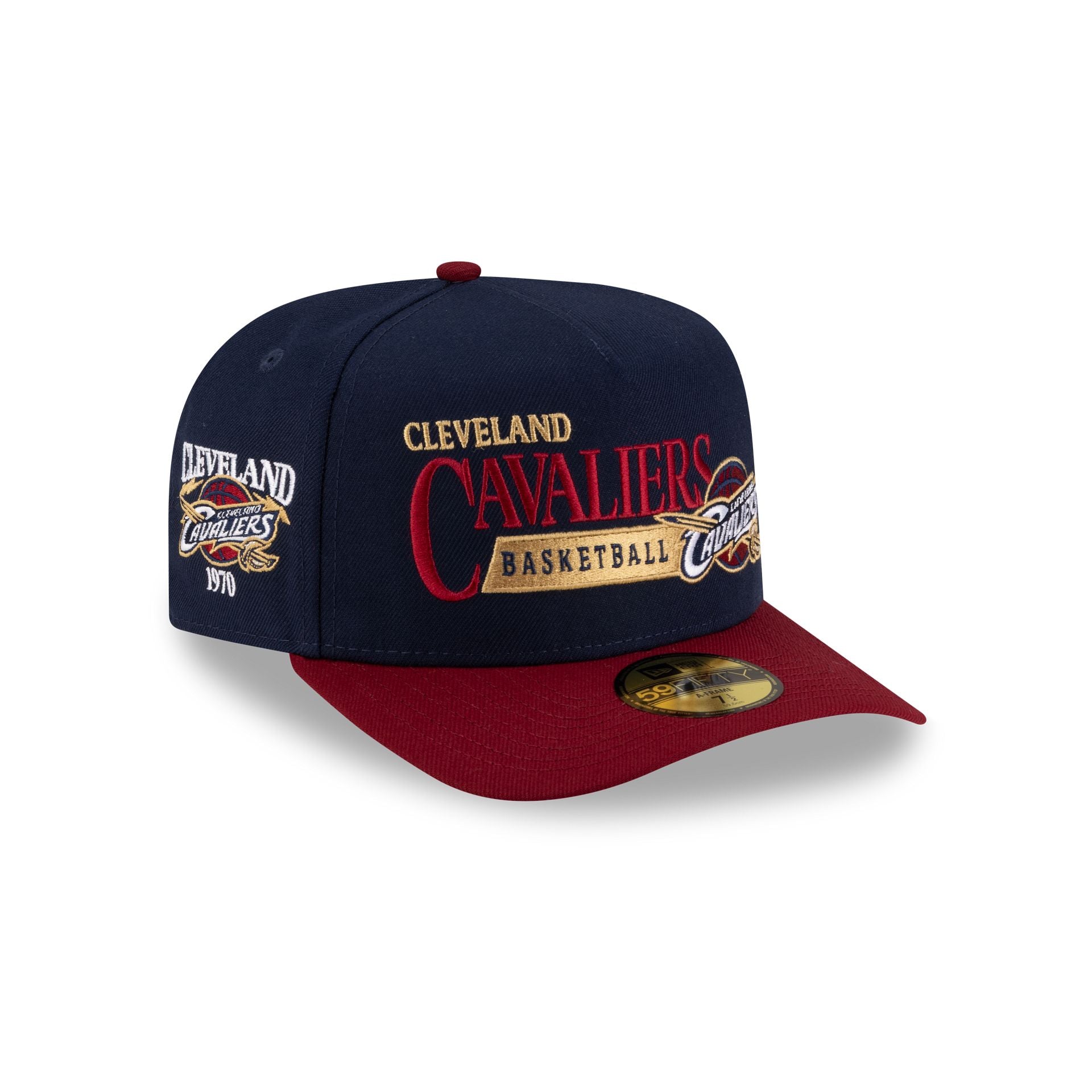 Cleveland Cavaliers 2010-2017 Hardwood Classics Liner 59FIFTY A-Frame Fitted Hat