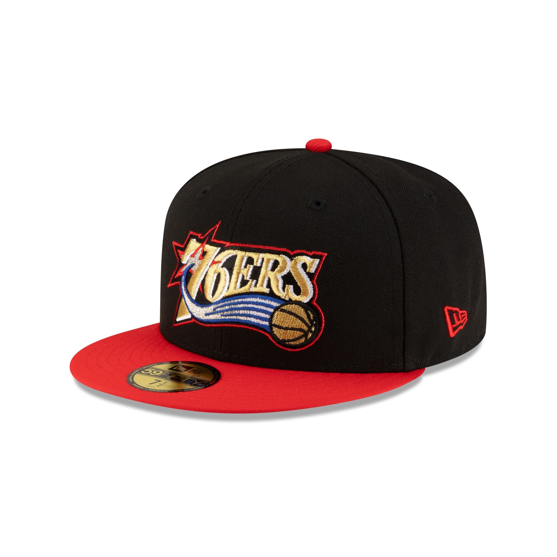 Philadelphia 76ers 1997-2009 Hardwood Classics Black 59FIFTY Fitted Hat
