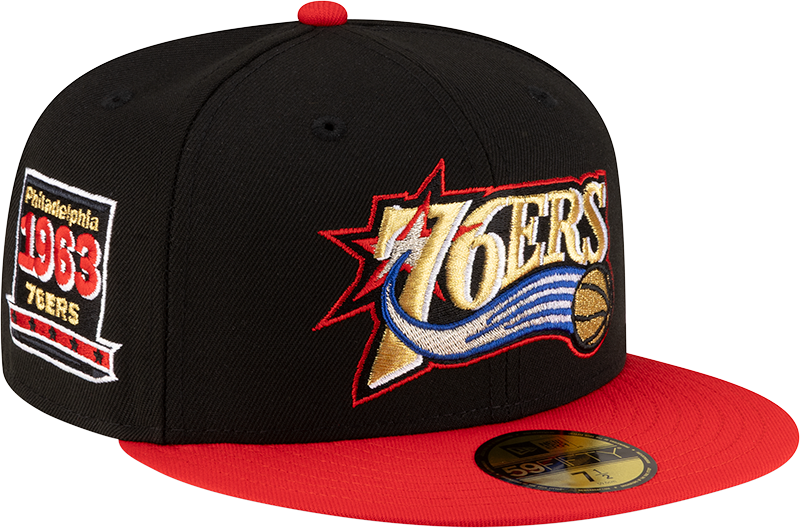Philadelphia 76ers 1997-2009 Hardwood Classics Black 59FIFTY Fitted Hat