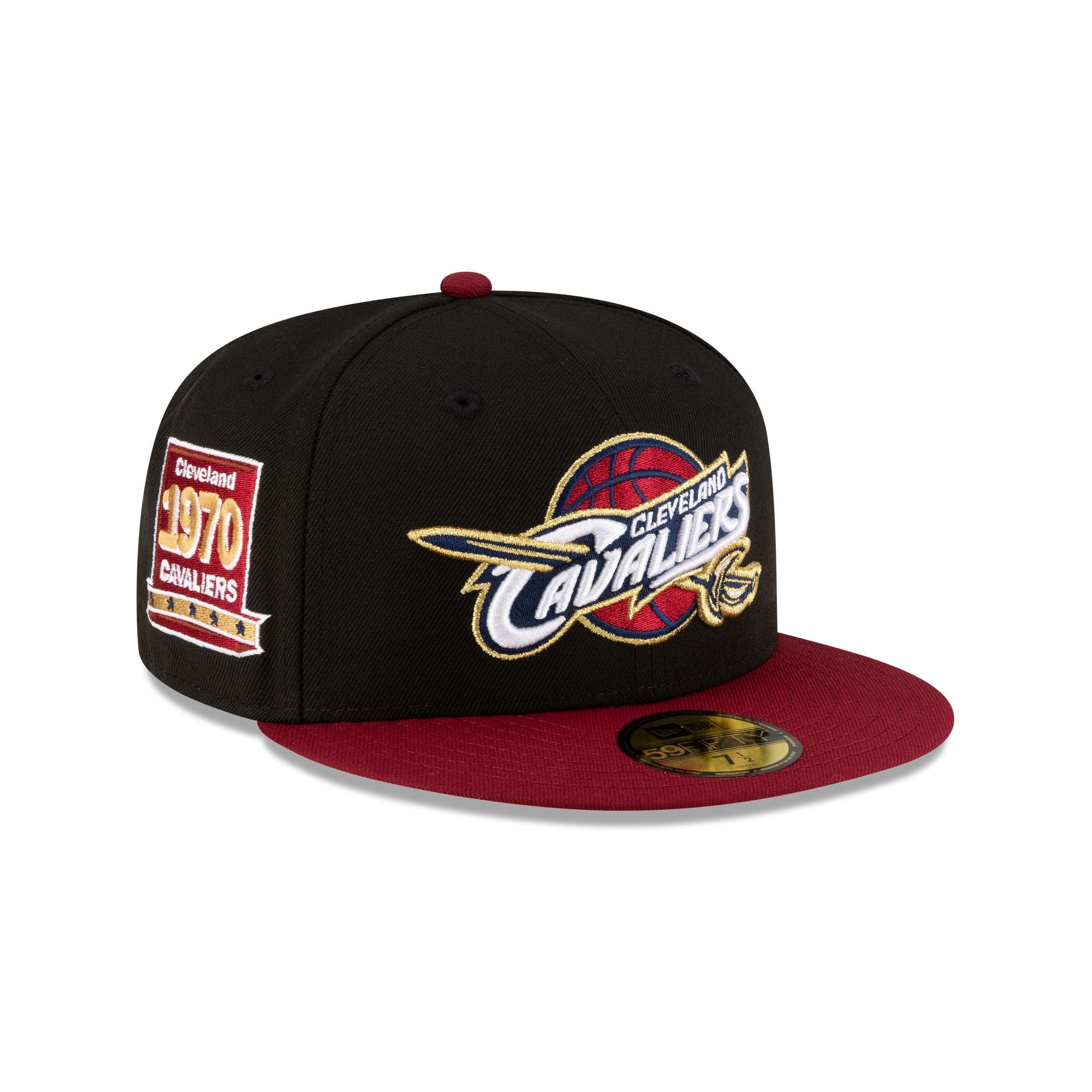 Cleveland Cavaliers 2010-2017 Hardwood Classics Black 59FIFTY Fitted Hat