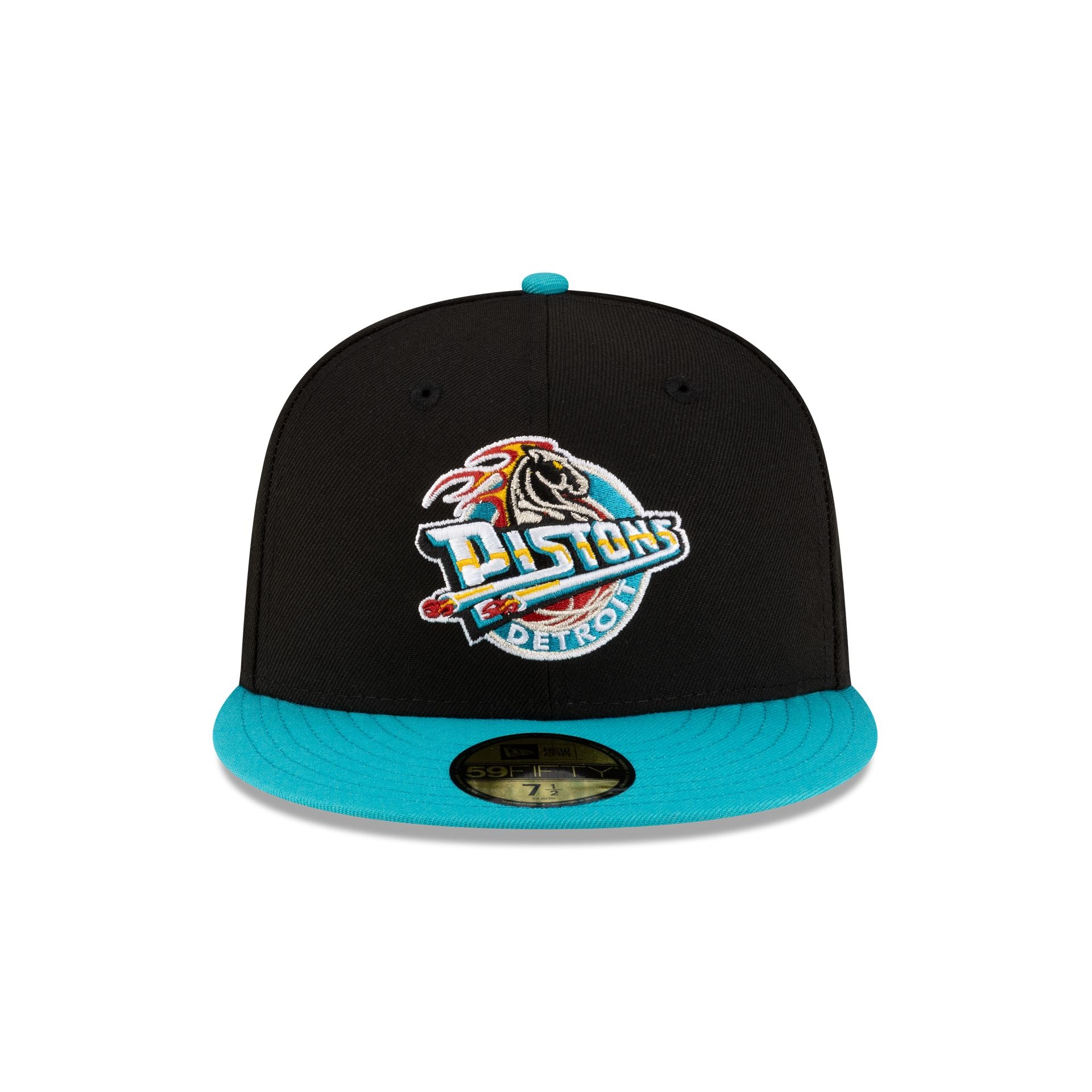 Detroit Pistons 1996-2001 Hardwood Classics Black 59FIFTY Fitted Hat