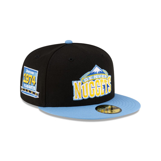 Denver Nuggets 2008-2018 Hardwood Classics Black 59FIFTY Fitted Hat - New Era Cap
