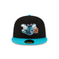 Charlotte Hornets 1988-2002 Hardwood Classics Black 59FIFTY Fitted Hat