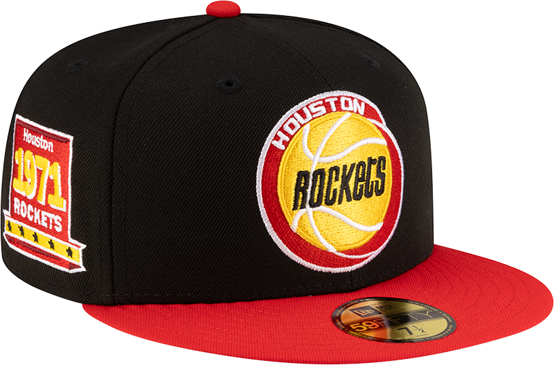 Houston Rockets 1972-1995 Hardwood Classics Black 59FIFTY Fitted Hat