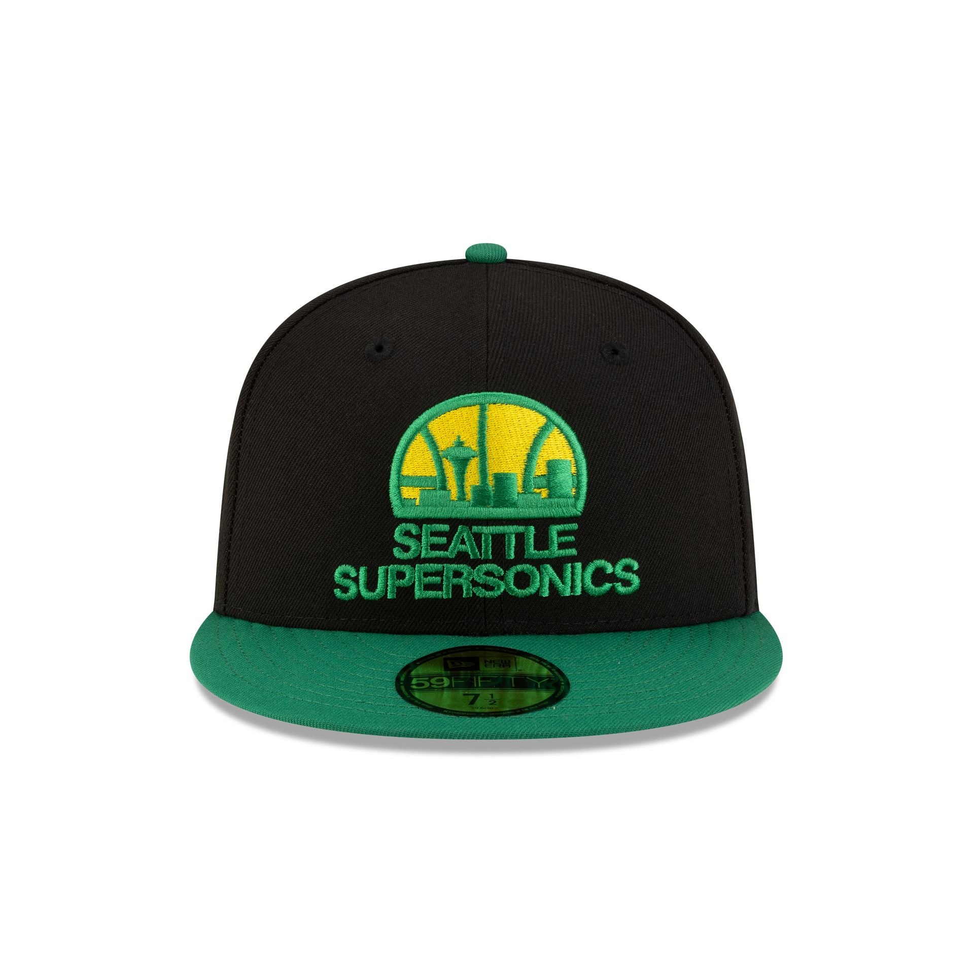 Seattle SuperSonics 1975-1995 Hardwood Classics Black 59FIFTY Fitted Hat