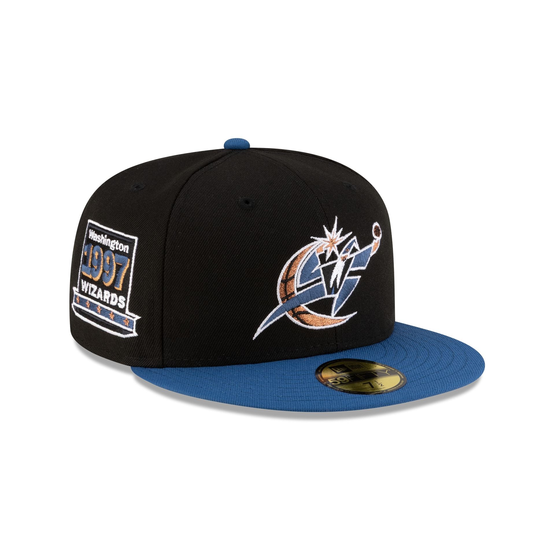 Washington Wizards 1997-2011 Hardwood Classics Black 59FIFTY Fitted Ha ...