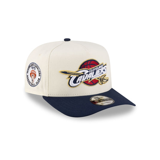 Cleveland Cavaliers 2010-2017 Hardwood Classics Express Chrome White 9FIFTY A-Frame Snapback Hat - New Era Cap