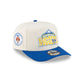 Denver Nuggets 2008-2018 Hardwood Classics Express Chrome White 9FIFTY A-Frame Snapback Hat
