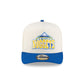 Denver Nuggets 2008-2018 Hardwood Classics Express Chrome White 9FIFTY A-Frame Snapback Hat