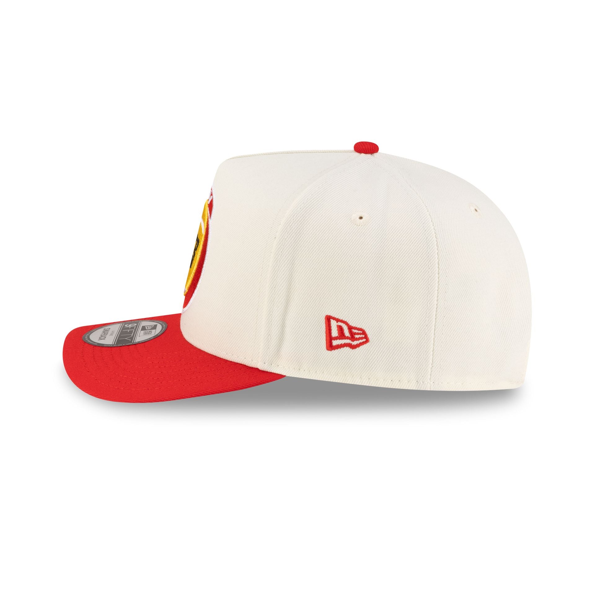 Houston Rockets 1972-1995 Hardwood Classics Express Chrome White 9FIFTY A-Frame Snapback Hat