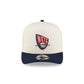 New Jersey Nets 1997-2012 Hardwood Classics Express Chrome White 9FIFTY A-Frame Snapback Hat