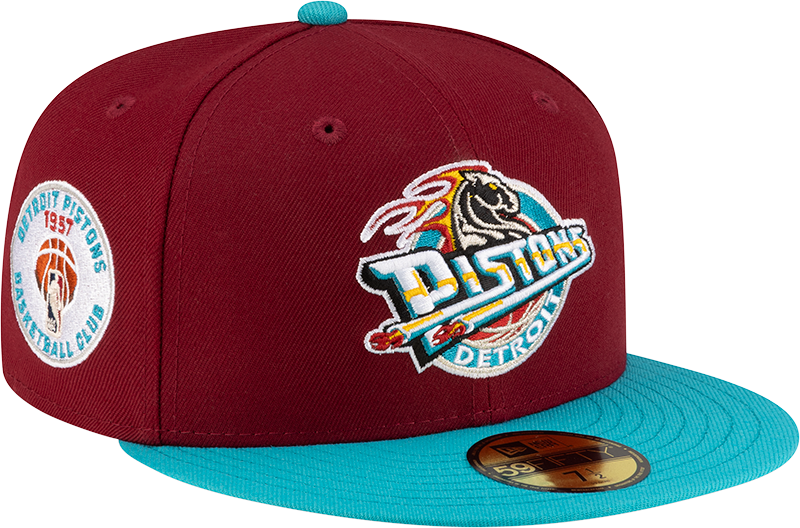 Detroit Pistons 1996-2001 Hardwood Classics Express 59FIFTY Fitted Hat