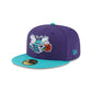 Charlotte Hornets 1988-2002 Hardwood Classics Express 59FIFTY Fitted Hat