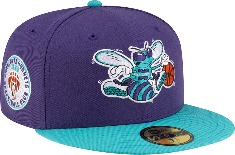 Charlotte Hornets 1988-2002 Hardwood Classics Express 59FIFTY Fitted Hat