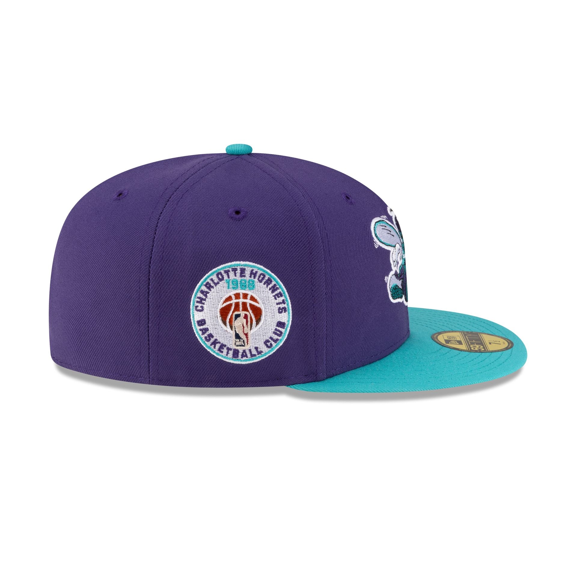 Charlotte Hornets 1988-2002 Hardwood Classics Express 59FIFTY Fitted Hat