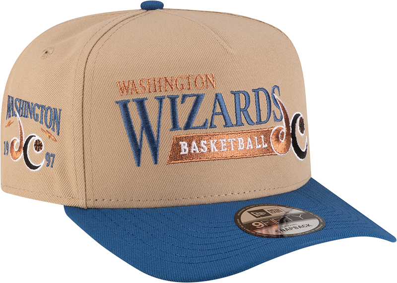 Washington Wizards 1997-2011 Hardwood Classics Liner Camel 9FIFTY A-Frame Snapback Hat