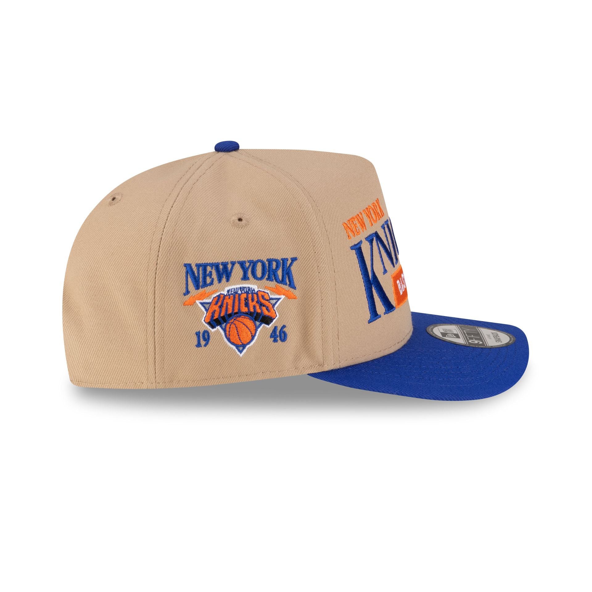 New York Knicks 1992-2011 Hardwood Classics Liner Camel 9FIFTY A-Frame Snapback Hat